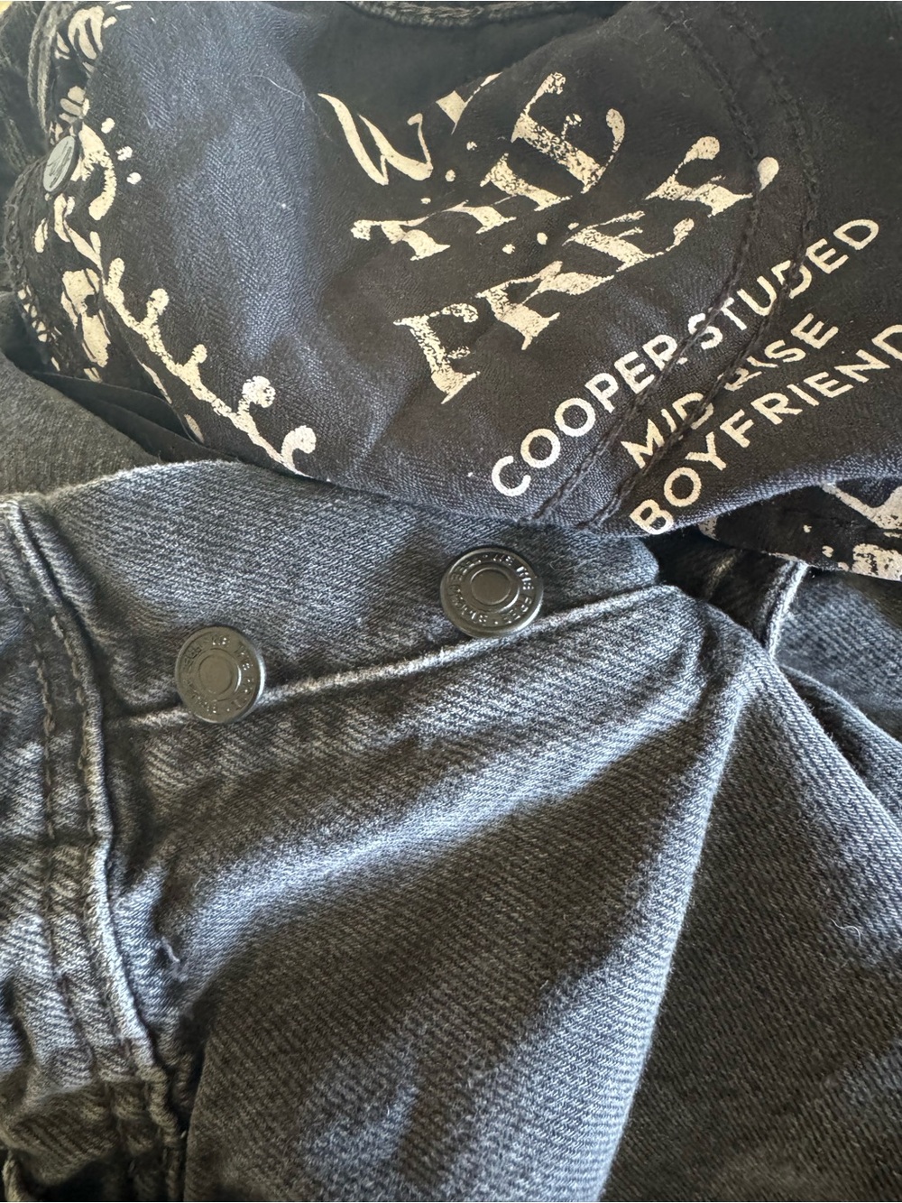 We The Free Cooper Studded Low-Rise Boyfriend Jeans - Picture 9 of 9